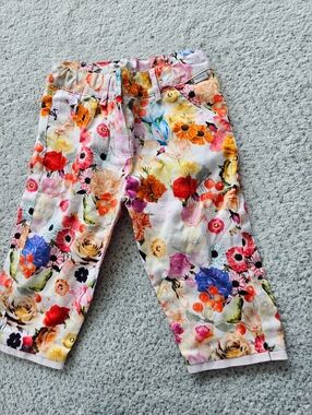 Paul Smith Baby Floral Capri Pants - Pink, Yellow, Green